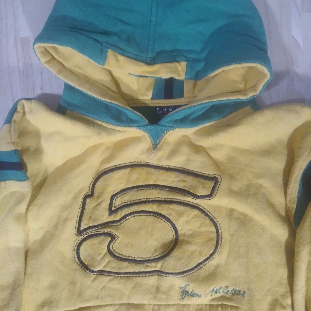 FUBU The Collection 05 Color Block Hoodie Sweatshirt